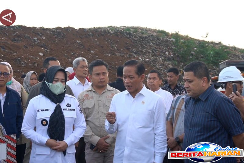 menteri lh minta tpa antang makassar terapkan sanitary landfill