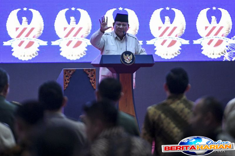 prabowo di hadapan purnawirawan keberhasilan bangsa berkat pendahulu