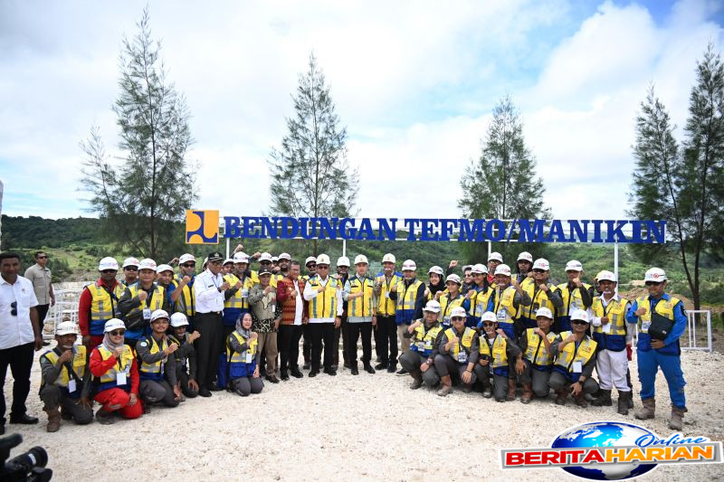ptpp sebut realisasi fisik bendungan manikin capai 831 persen