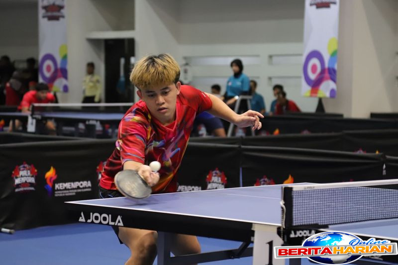 rafanael sebut seleknas tenis meja bekal penting menuju sea games