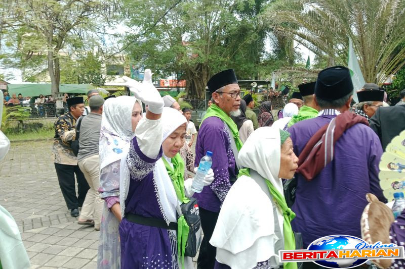 sembilan kloter jamaah calon haji ntb tiba di tanah suci