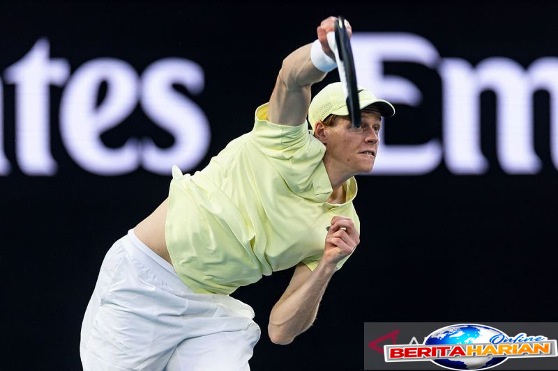 sinner redam ancaman cerundolo untuk capai perempat final roma