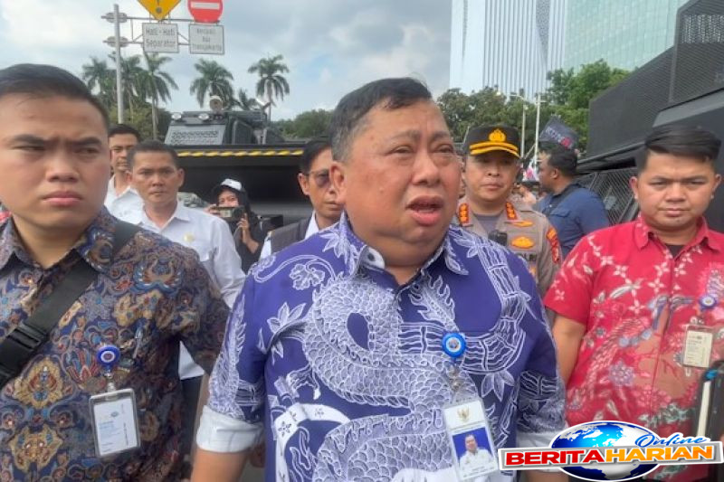 temui massa aksi kemenhub ingin jaga ekosistem transportasi online