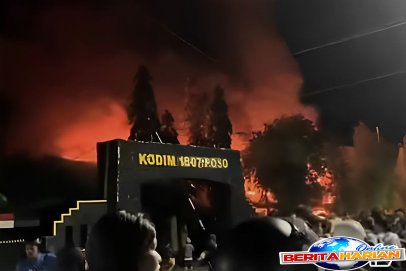 terpopuler kebakaran kodim 1307poso hingga penjual gading ditangkap