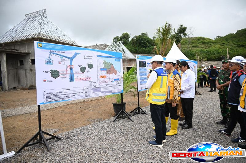 wapres tekankan bendungan mbahlambo harus segera rampung