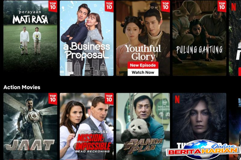 5 film terpopuler netflix indonesia juni 2025 ada pulung gantung