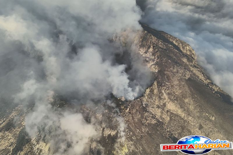 badan geologi esdm beri pendampingan ke korban erupsi gunung lewotobi