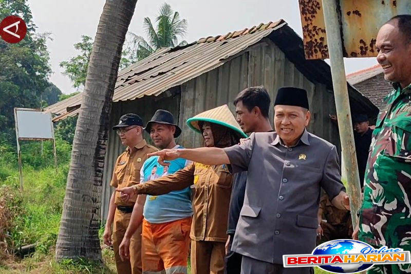 dkpp cilegon optimalkan kali mati panggungrawi untuk pengairan sawah