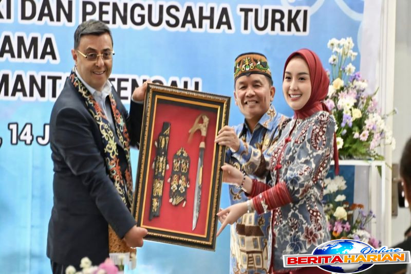 gubernur kalteng gali berbagai potensi kerja sama dengan turki