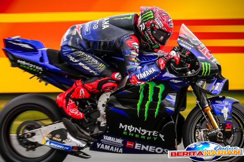 hasil fp1 gp belanda quartararo tercepat marc sempat tersungkur