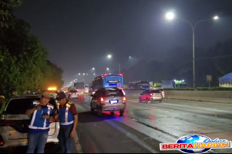 jasa marga percepat pemulihan akses lalin di tol jakarta tangerang