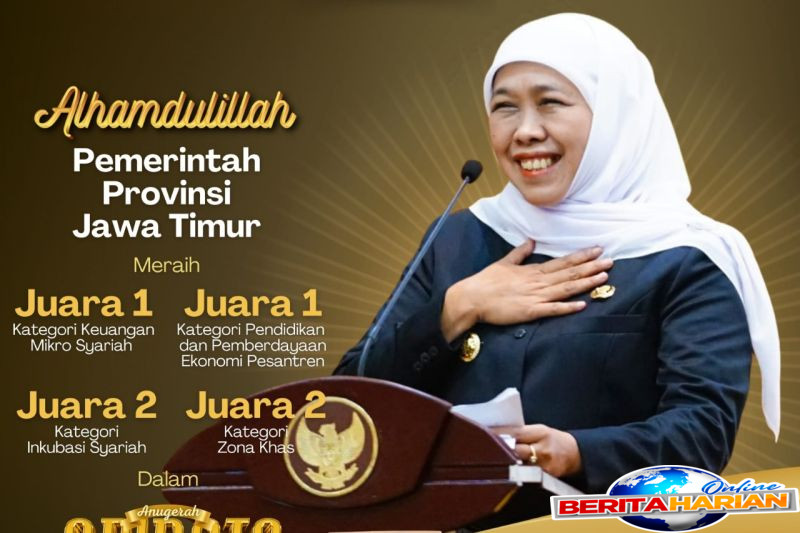 jatim borong 10 penghargaan anugerah adinata syariah 2025