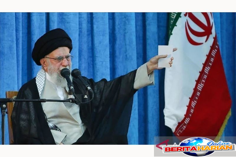 khamenei trump besar besarkan dampak serangan as ke iran