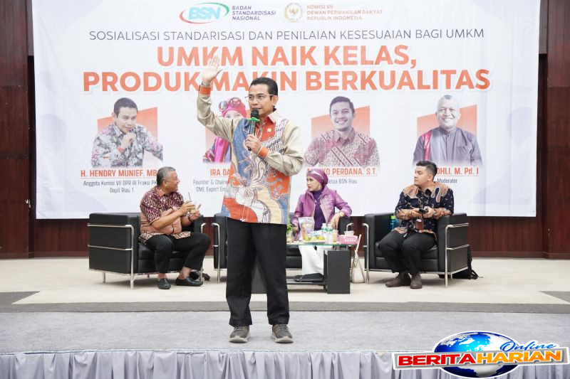 komisi vii dpr gandeng bsn sosialisasi standarisasi produk bagi umkm