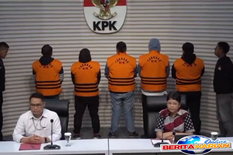 kpk tetapkan 5 orang tersangka kasus korupsi proyek jalan di sumut