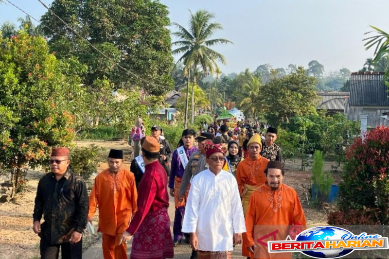 pemkab bangka barat fasilitasi sedekah kampung terentang