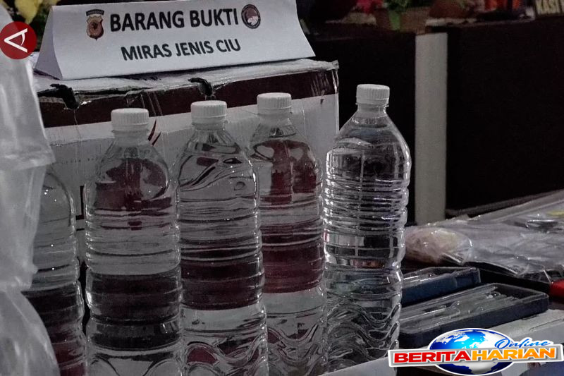 peredaran miras ilegal di bogor dibongkar polisi