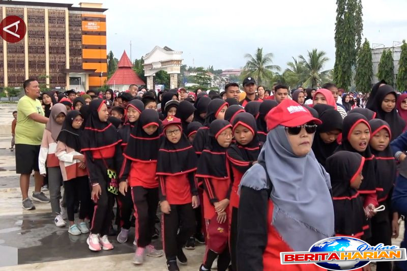 peringati 1 muharam ribuan warga jayapura ramaikan jalan sehat