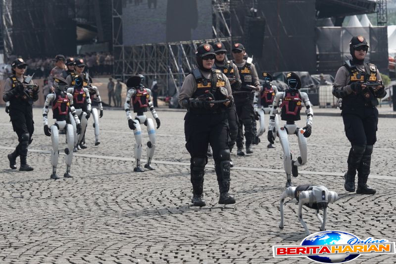 polri ungkap alasan di balik kehadiran robot polisi