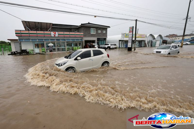 18 orang tewas 9 hilang setelah hujan lebat tanah longsor di korsel