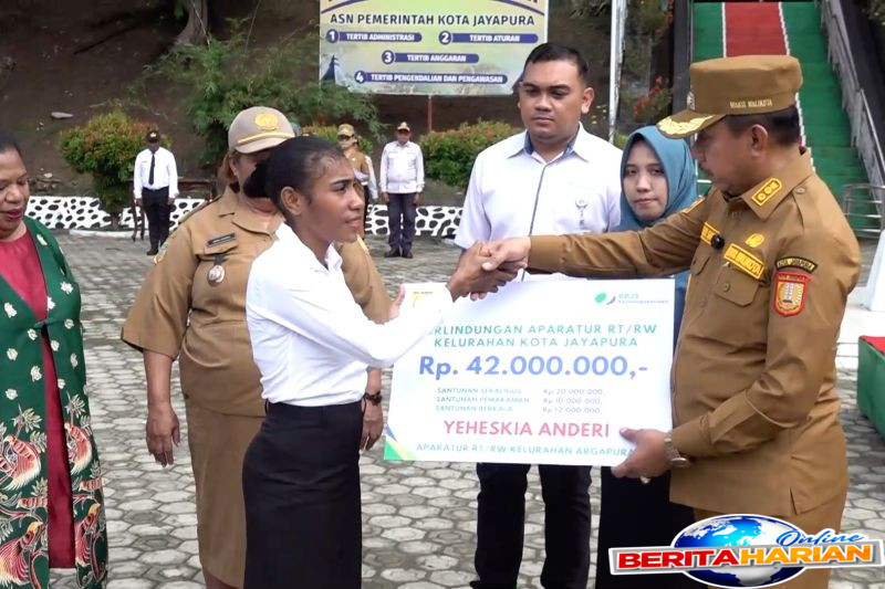 20 ribu pekerja rentan di jayapura terlindungi bpjs ketenegekerjaan