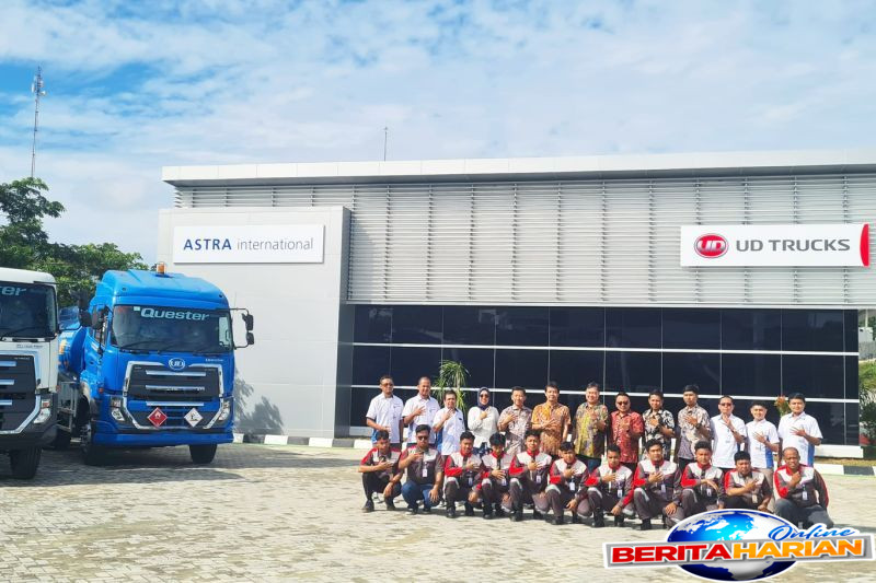 astra ud trucks miliki fasilitas baru di balikpapan