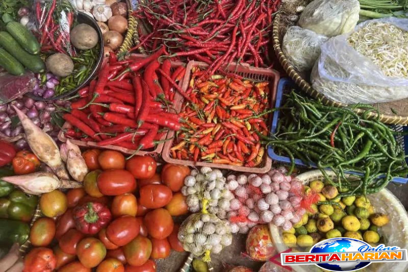 bapanas harga cabai rawit rp72571kg bawang merah rp39200kg