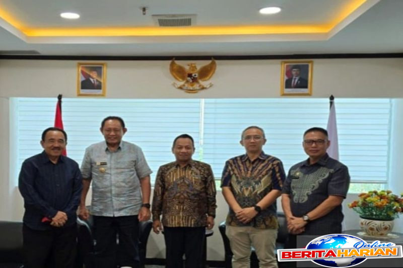 gubernur gorontalo temui dirjen minerba esdm terkait tambang rakyat