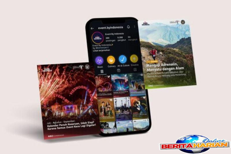 kementerian pariwisata luncurkan event by indonesia permudah masyarakat dapatkan informasi event di seluruh indonesia