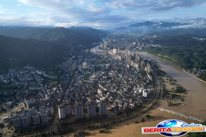 Mengamati Bencana Banjir yang Melanda Rongjiang, China 4 melihat bencana banjir yang melanda wilayah rongjiang china