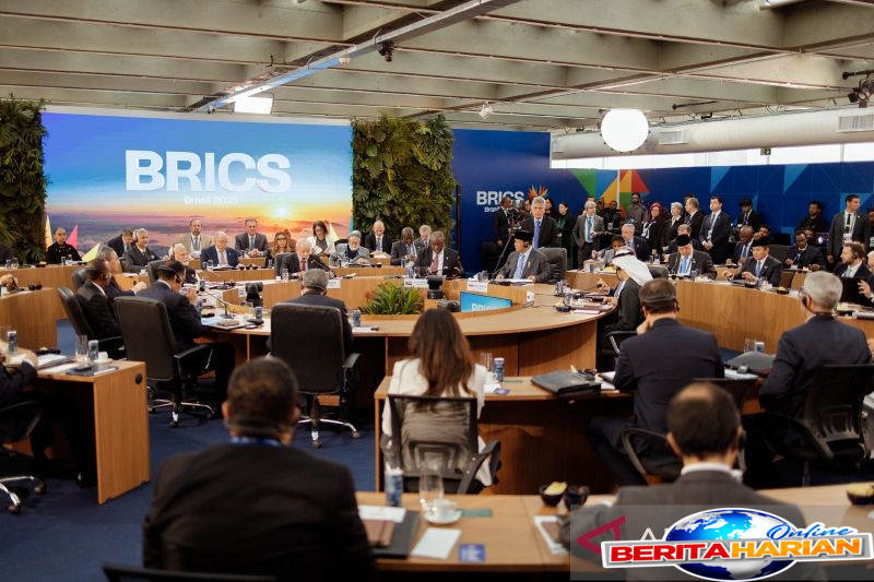 presiden prabowo usul south south economic compact di ktt ke 17 brics