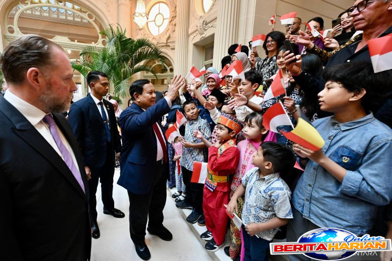 tiba di brussel prabowo bertemu presiden komisi eropa dan raja belgia