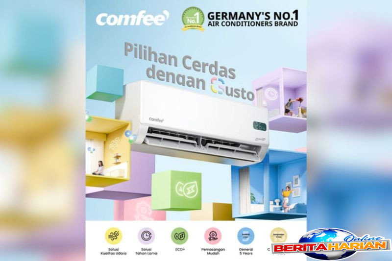 ac comfee seri gusto mendarat di indonesia hadir untuk lengkapi kebutuhan generasi muda